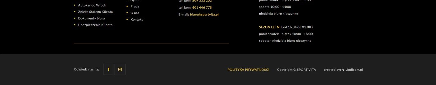 SportVita.pl - Sport - Sklepy www - 7 projekt