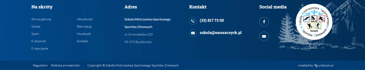 SMS Szczyrk - Instytucje publiczne i edukacja - Strony www - 4 projekt