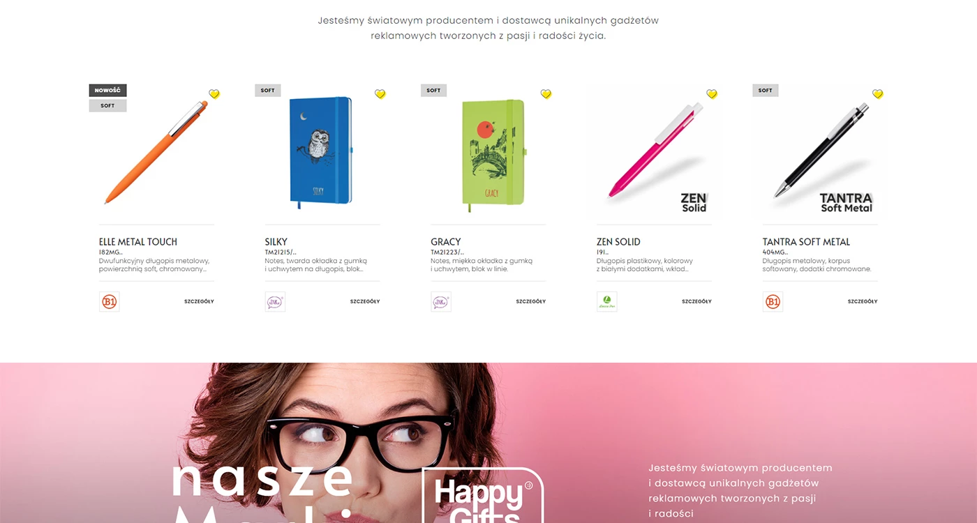 Happy Gifts - Projektowanie i reklama - Strony www - 5 projekt