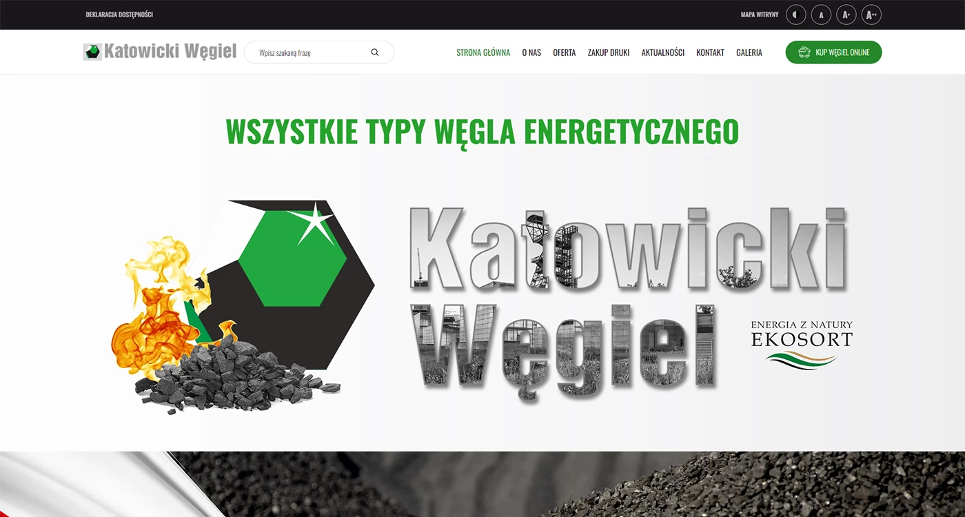 Katowicki Węgiel -  - Strony www - 1 projekt