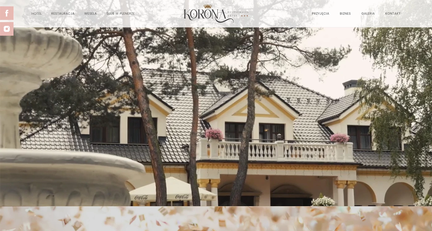 Restauracja Hotel Korona -  - Strony www - 1 projekt