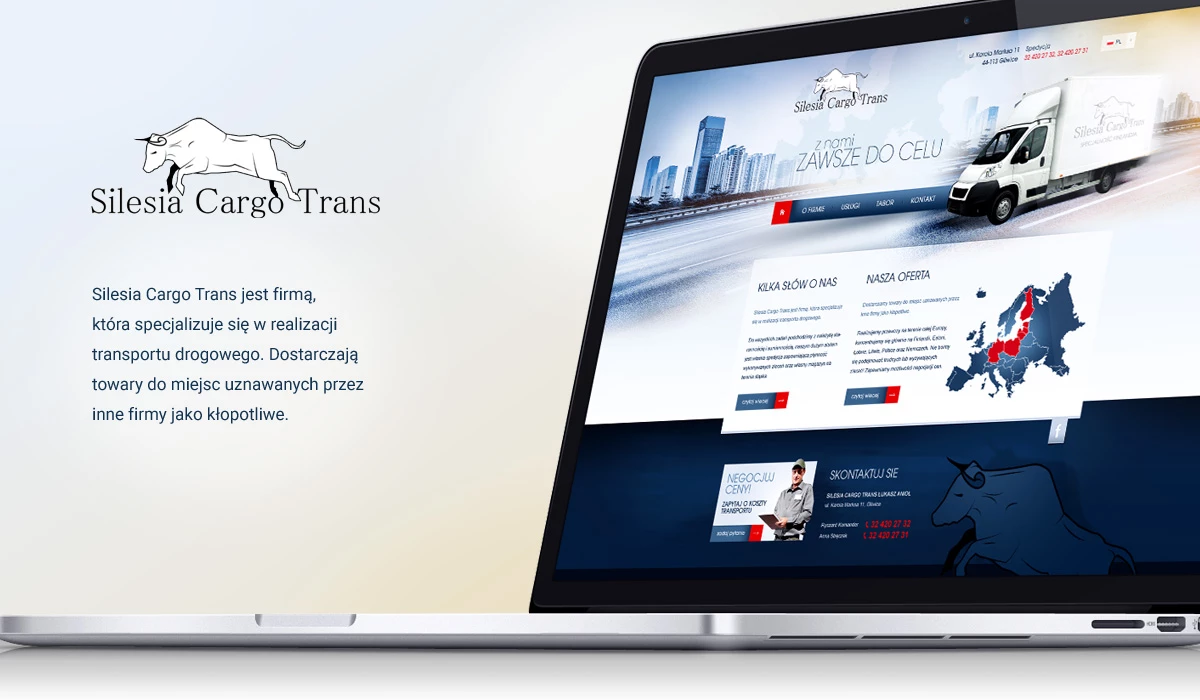 Silesia Cargo Trans - Technologie, badania, usługi - Strony www - 1 projekt