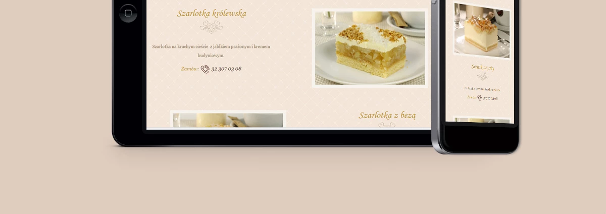 Strona internetowa dla cukierni z Katowic - 13 projekt