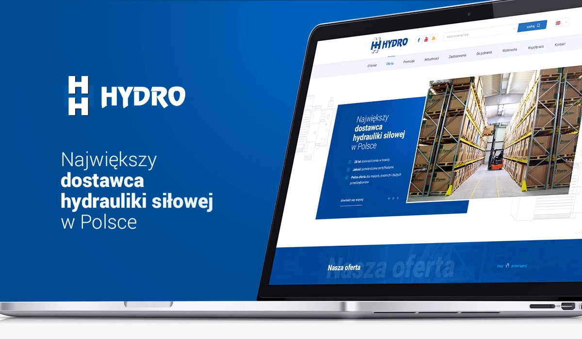 Strona dla dystrybutora hydrauliki siłowej z Bielska-Białej - 1 projekt