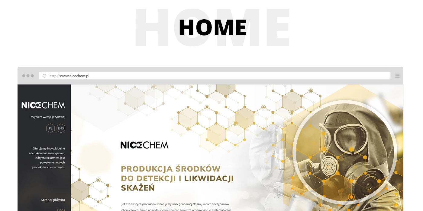 Nicechem - Chemia - Strony www - 2 projekt