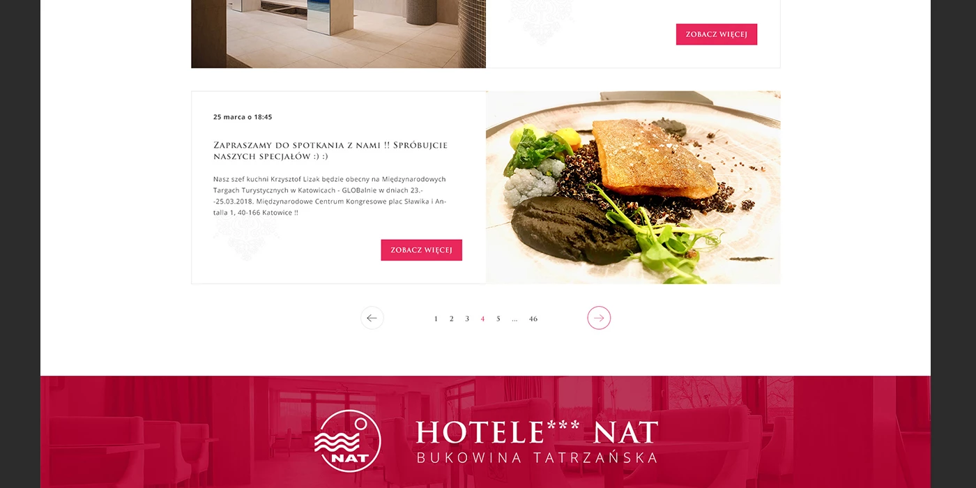 Strona internetowa dla restauracji w Tatrach - 10 projekt