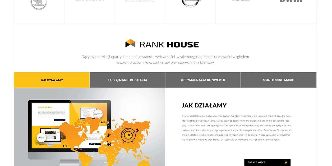 Rank House - Przemysł i technologie - Strony www - 6 projekt