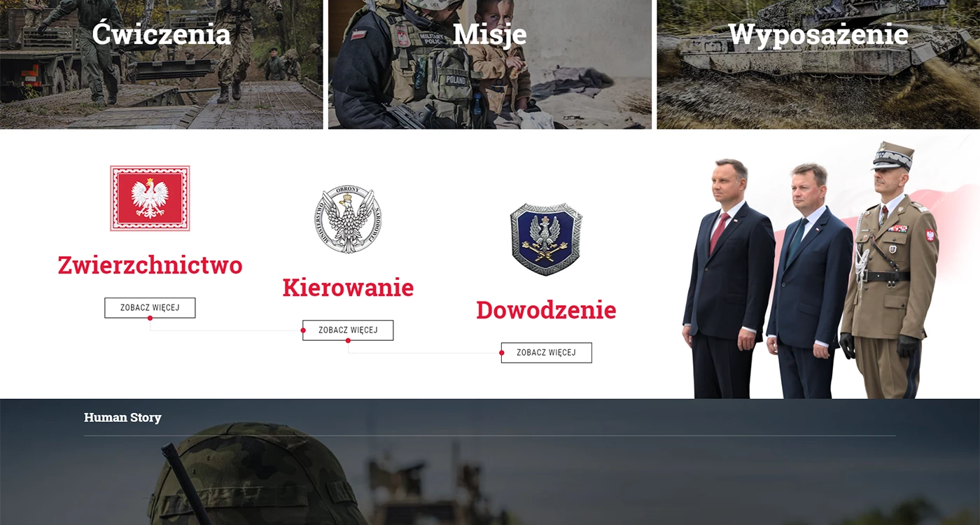 Wojsko Polskie - Wojsko i militaria - Strony www - 6 projekt